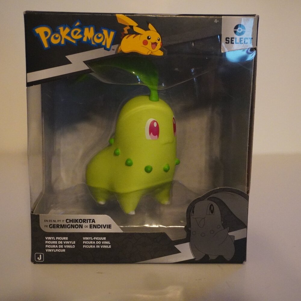 Pokémon Jazwares Chikorita Series 4 Pokemon Vinyl 4" Figure 2025 - NEW